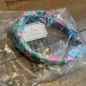 Lilly Pulitzer knotted headband in Suite Views print new with tags